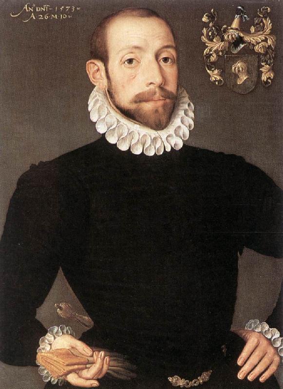 POURBUS, Frans the Younger Portrait of Olivier van Nieulant af oil painting picture
